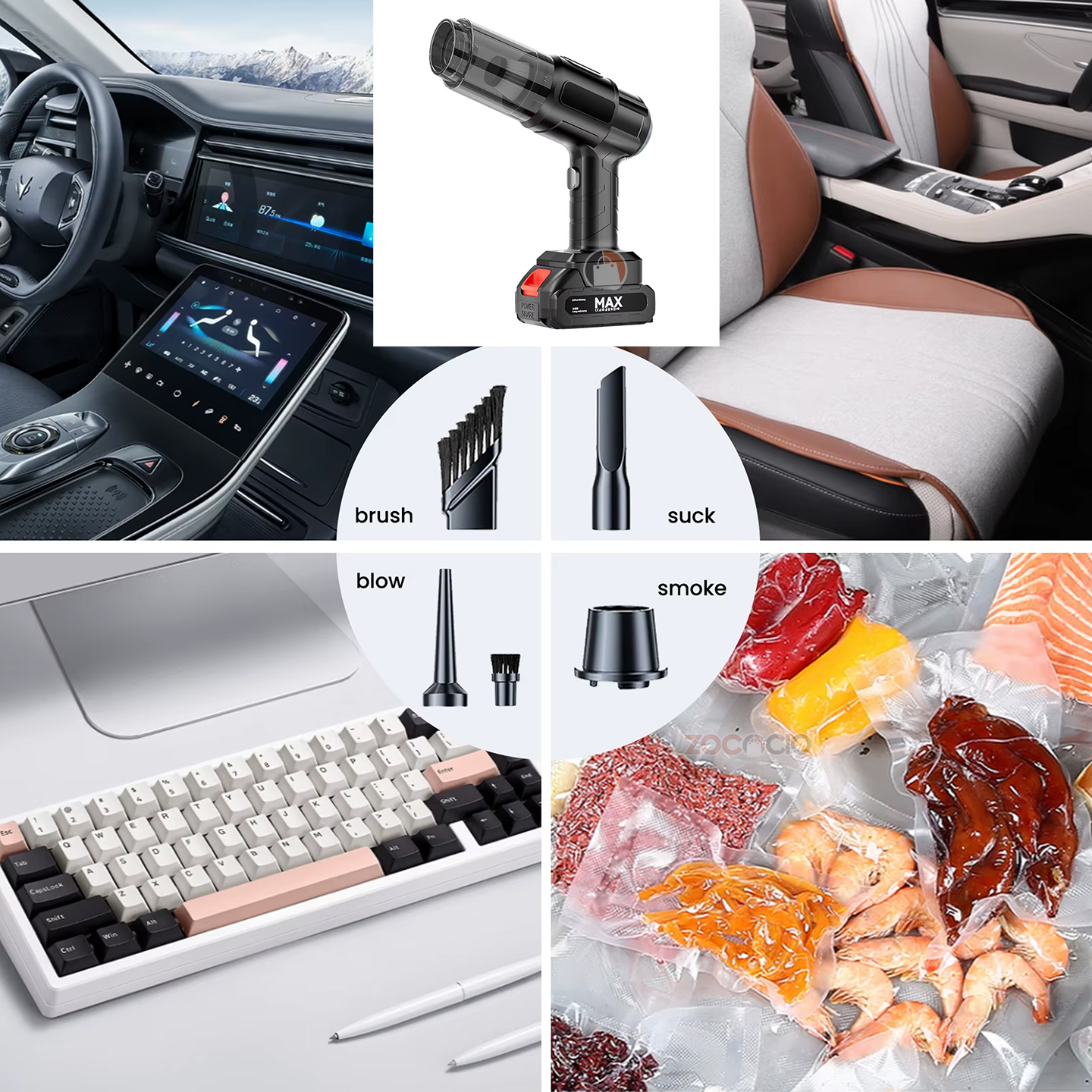 Miniatura 2 de Aspiradora Inalámbrica Para Autos Y Hoga